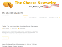 Tablet Screenshot of cheesenewswire.com